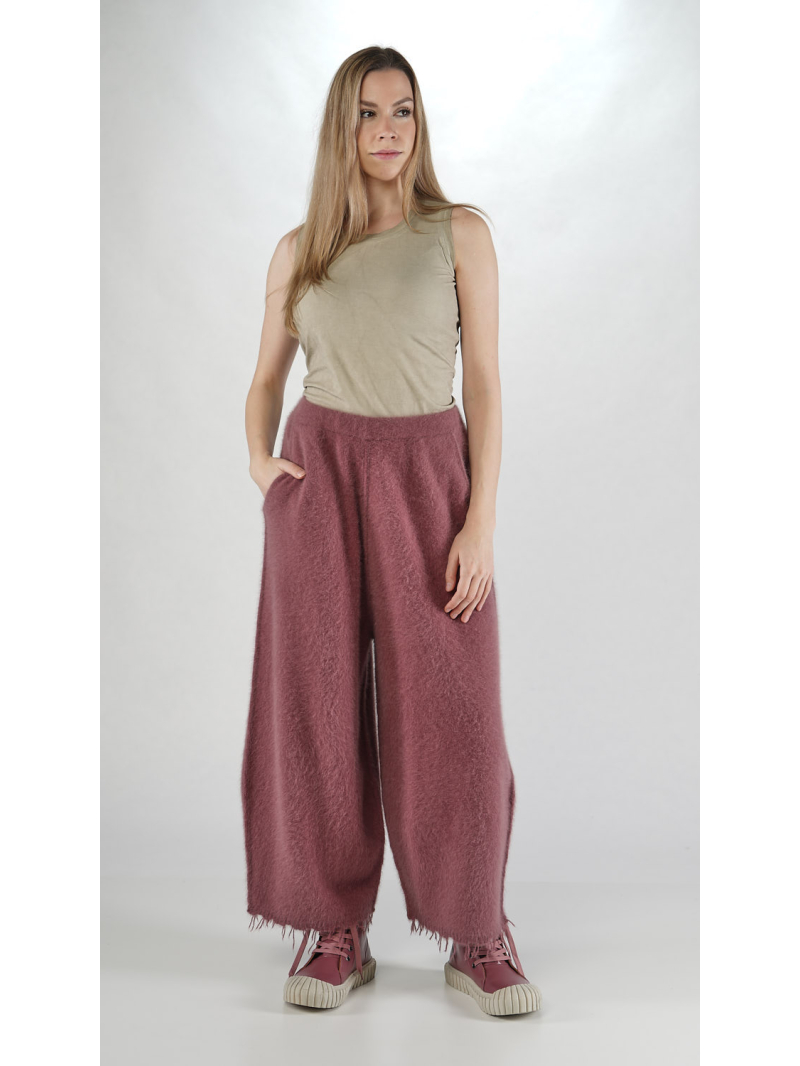 Rundholz DIP - Weite Woll Strickhose - 2252447606