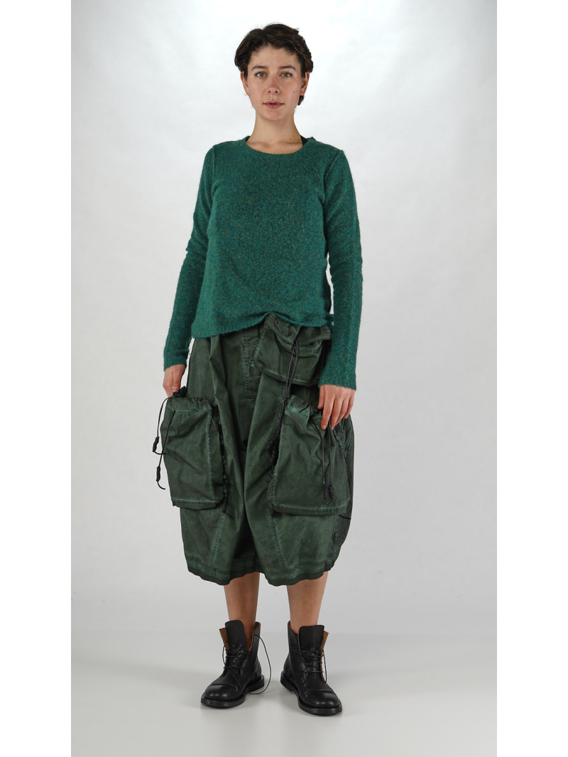 Rundholz DIP - Schmaler Alpaka Woll Pullover - 2252460701