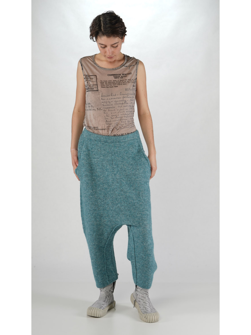 Rundholz DIP - Lockere Alpaka Woll Strickhose - 2252467605