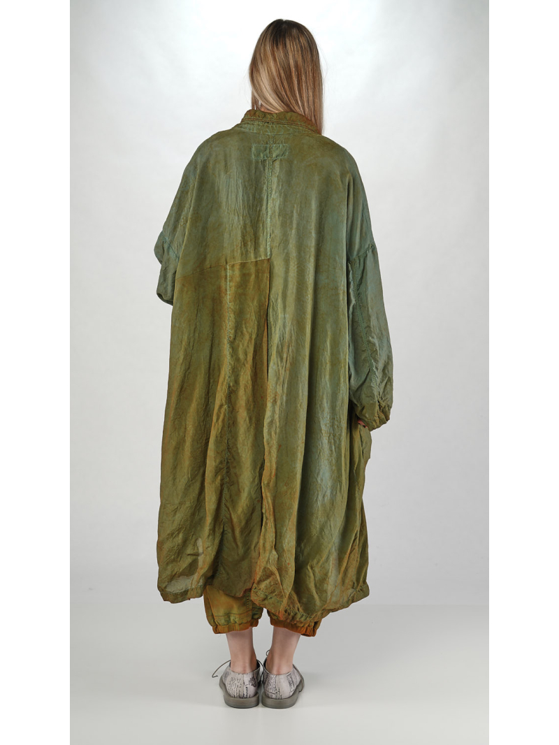 Rundholz DIP - Oversize Bicolor Cupro Mantel - 2252471206