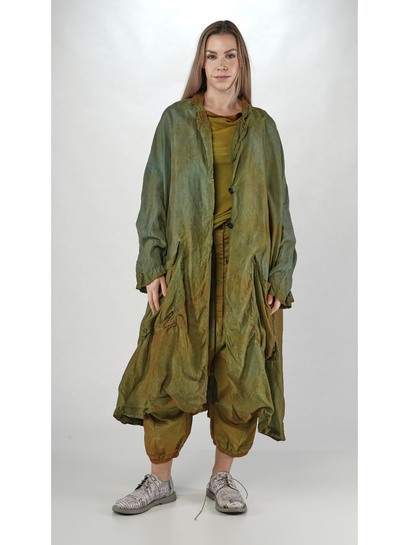 Rundholz DIP - Oversize Bicolor Cupro Mantel - 2252471206