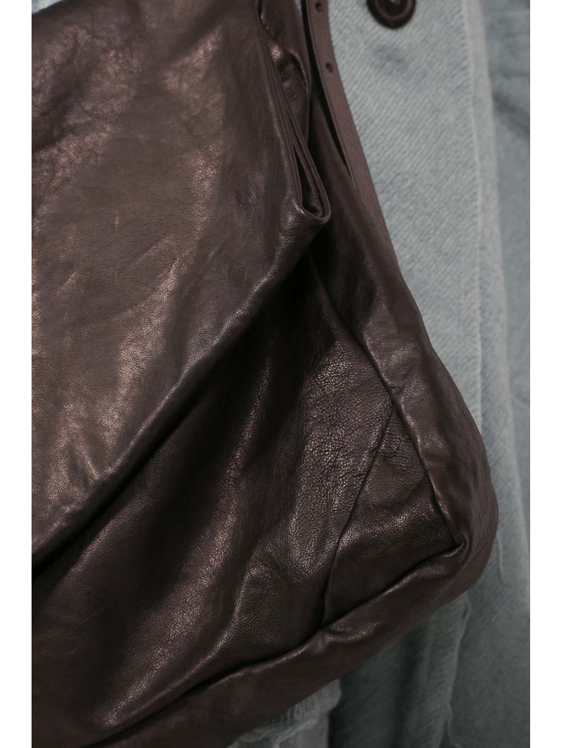 Rundholz DIP - Sac à bandoulière en cuir d'agneau 100% avec fermeture éclair - 2252482507