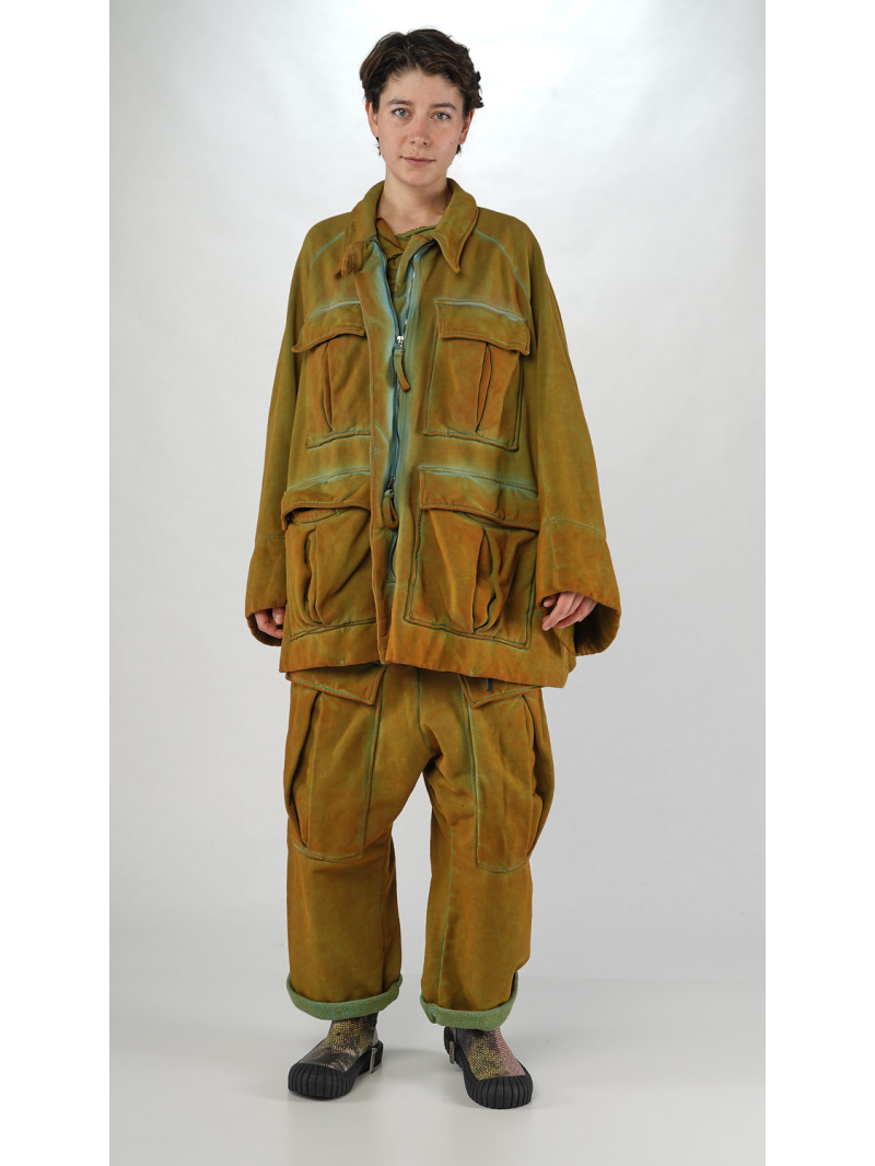 Bois rond DIP - Veste polaire bicolore droite - 2252501101