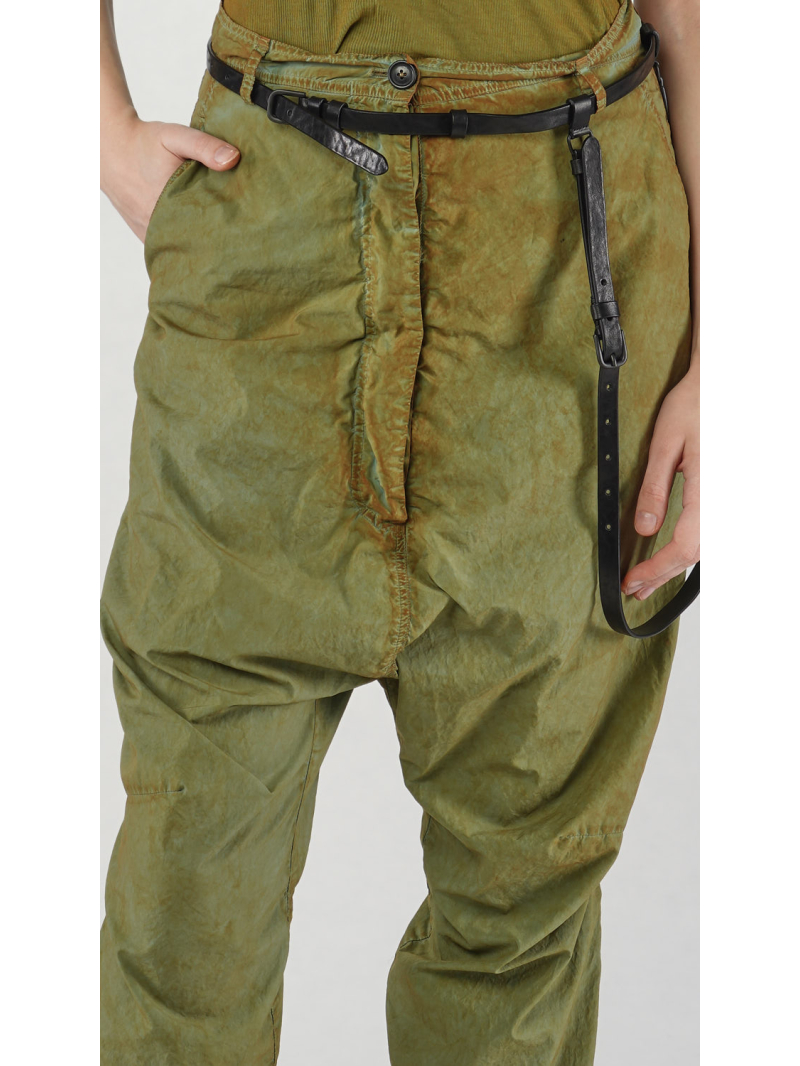 Bois rond DIP - Pantalon popeline bicolore en forme de tulipe - 2252530105