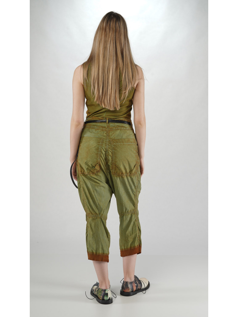 Bois rond DIP - Pantalon popeline bicolore en forme de tulipe - 2252530105