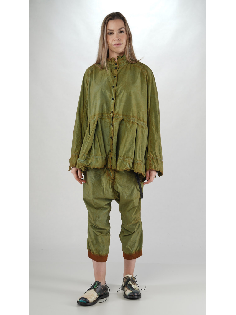 Rundholz DIP - Blouse en popeline bicolore avec plis creux - 2252530401