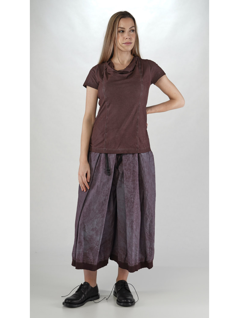 Rundholz DIP - T-shirt bicolore en jersey crêpe à manches courtes - 2252560502