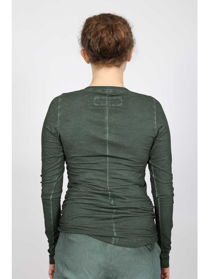 Rundholz DIP - Elegantes tailliertes Langarm-T-Shirt aus Baumwolle - 2252560507