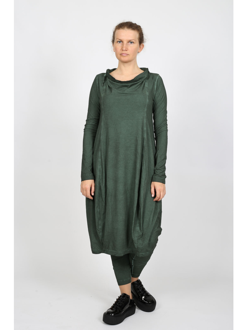 Rundholz DIP - Elegantes A-Linien Kleid aus Baumwolle mit Kordelzug - 2252560912