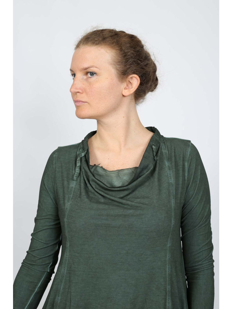 Rundholz DIP - Elegantes A-Linien Kleid aus Baumwolle mit Kordelzug - 2252560912