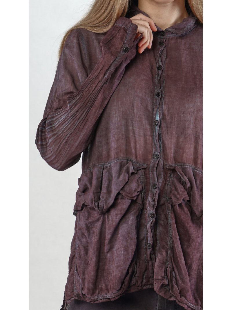 Rundholz DIP - Blouse décontractée en voile bicolore - 2252580402