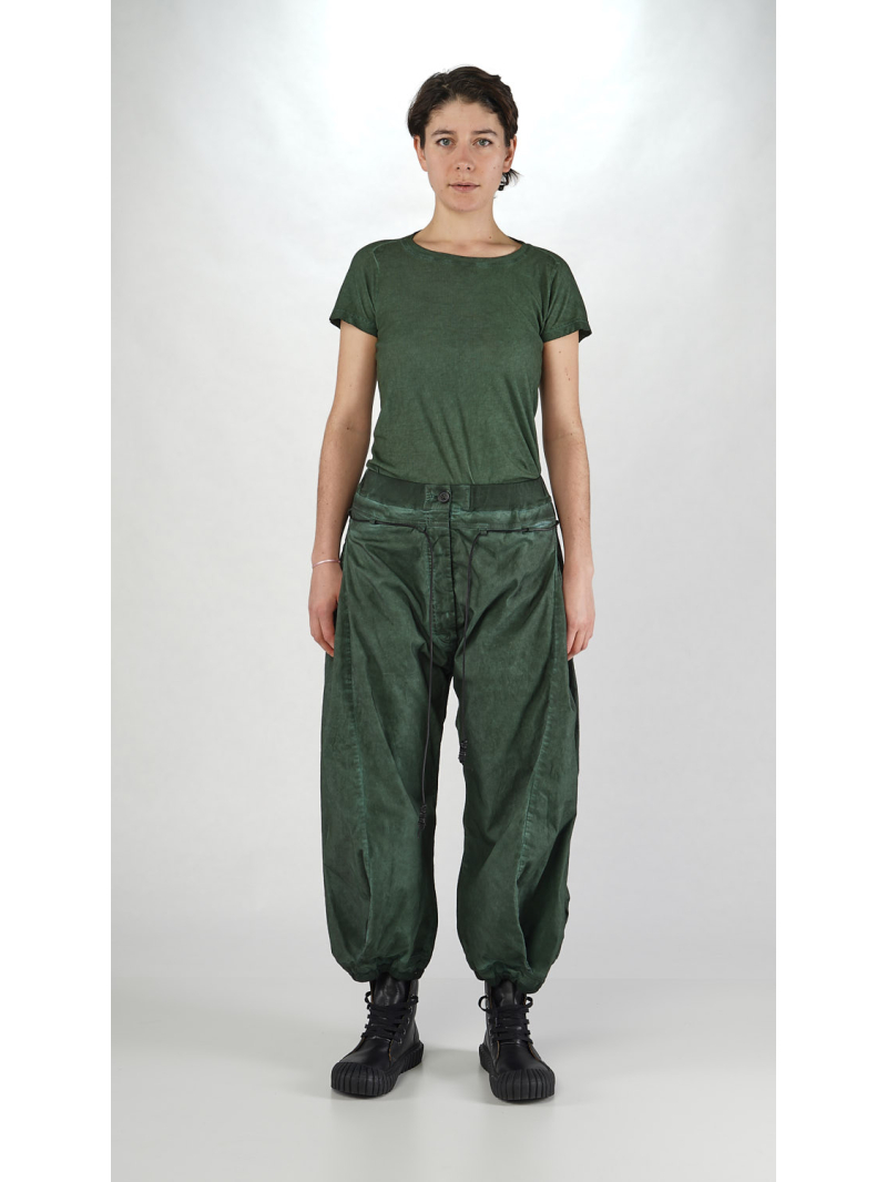 Bois rond DIP - Pantalon en serge bicolore en forme de ballon avec poches oversize - 2252600105