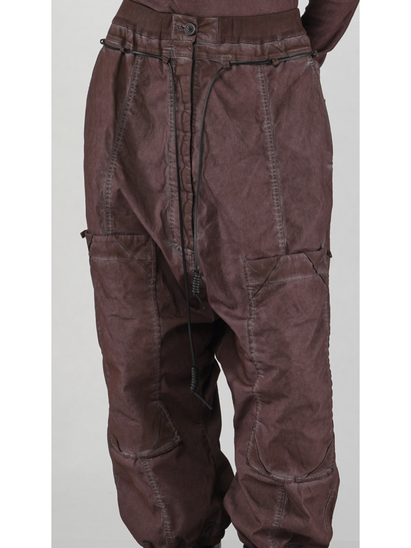 Bois rond DIP - Pantalon en sergé bicolore avec poches oversize devant et derrière - 2252600109