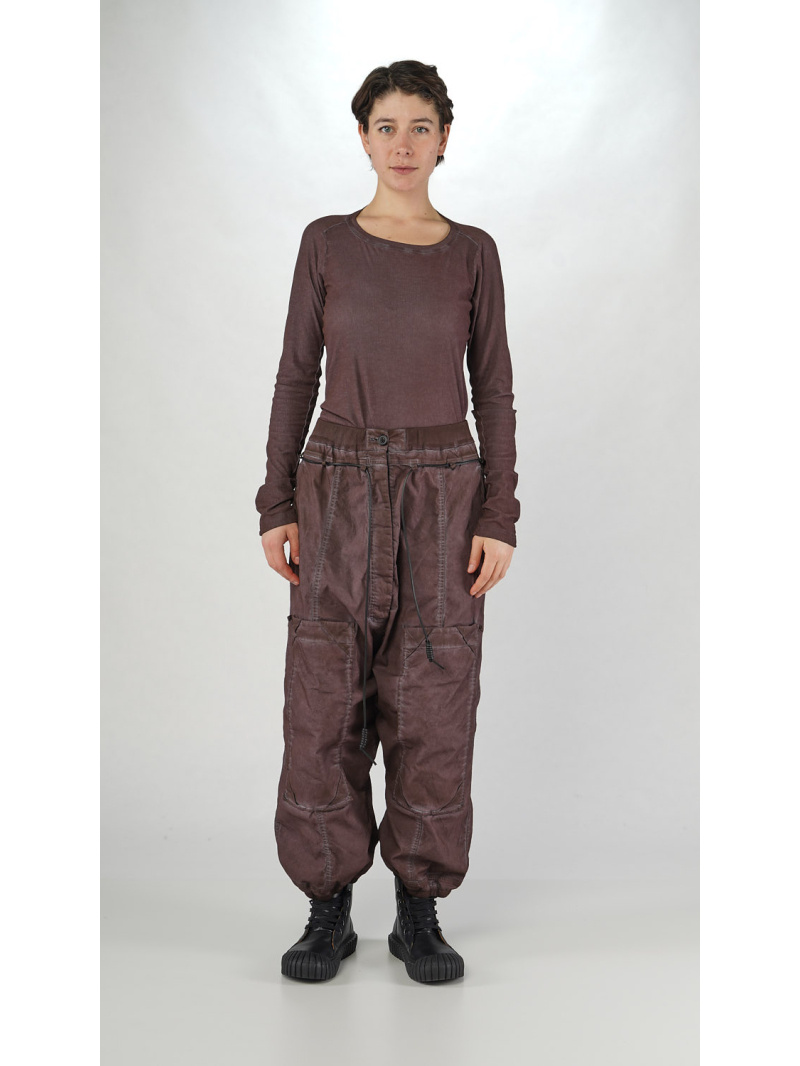 Bois rond DIP - Pantalon en sergé bicolore avec poches oversize devant et derrière - 2252600109