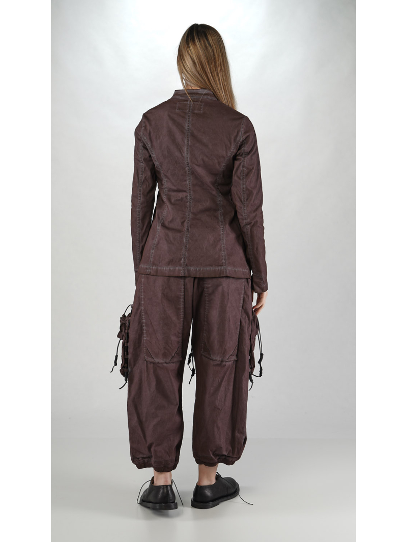 Bois rond DIP - Veste droite étroite en sergé bicolore - 2252601114