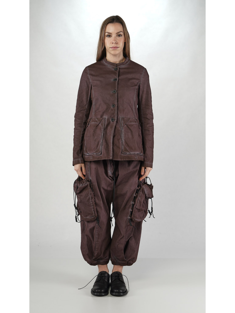 Bois rond DIP - Veste droite étroite en sergé bicolore - 2252601114