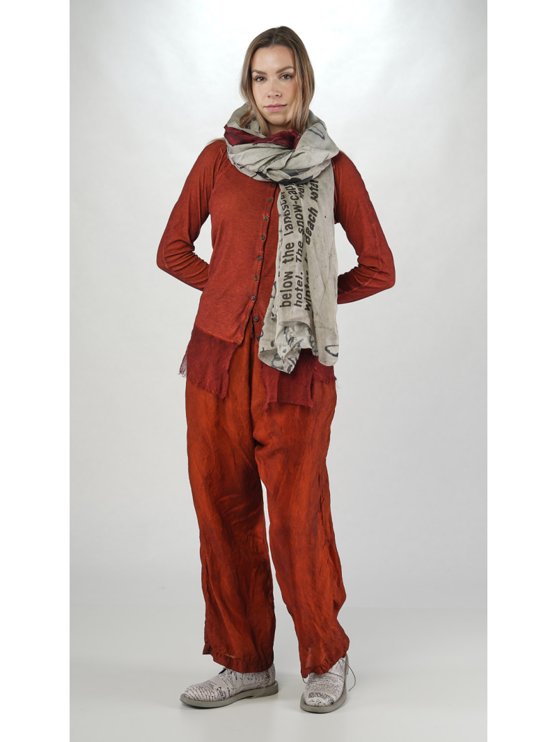 Rundholz DIP -  Rechteckschal aus Modal und Wolle mit Druck - 2252801402