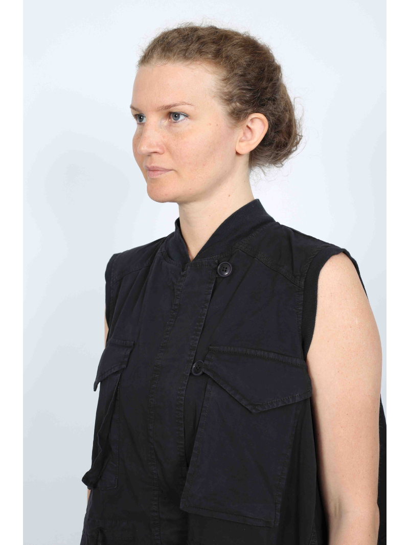 Rundholz Black Label - Elegantes ausgestelltes Kleid mit Stehkragen - 2253200903