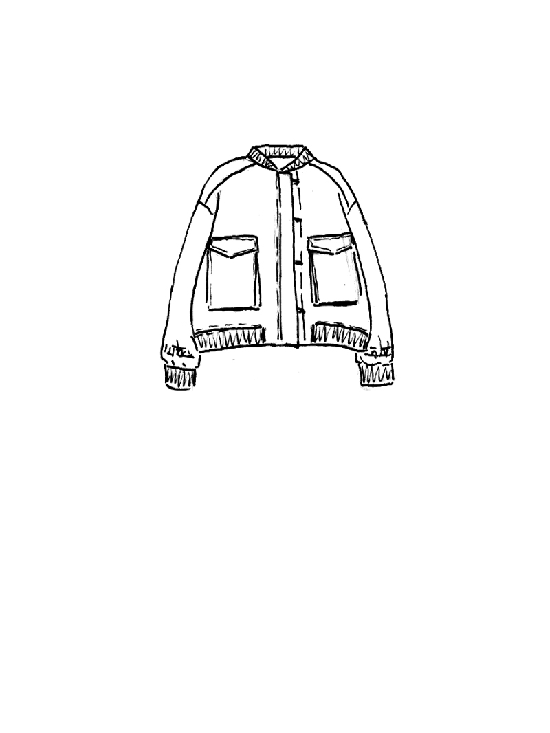 Rundholz Black Label - Ausgestellte Jacke aus Baumwolle mit Stehkragen - 2253201102