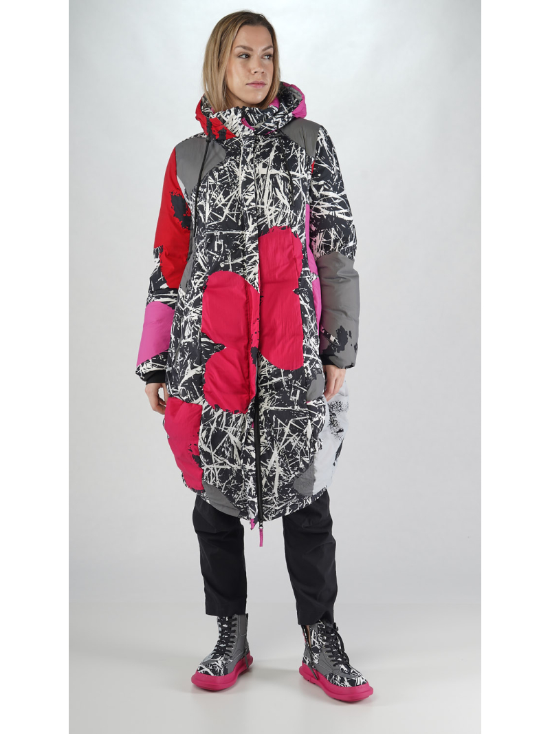 Rundholz Black Label - Ballonmantel mit Kapuze und Raffungen - 2253211203