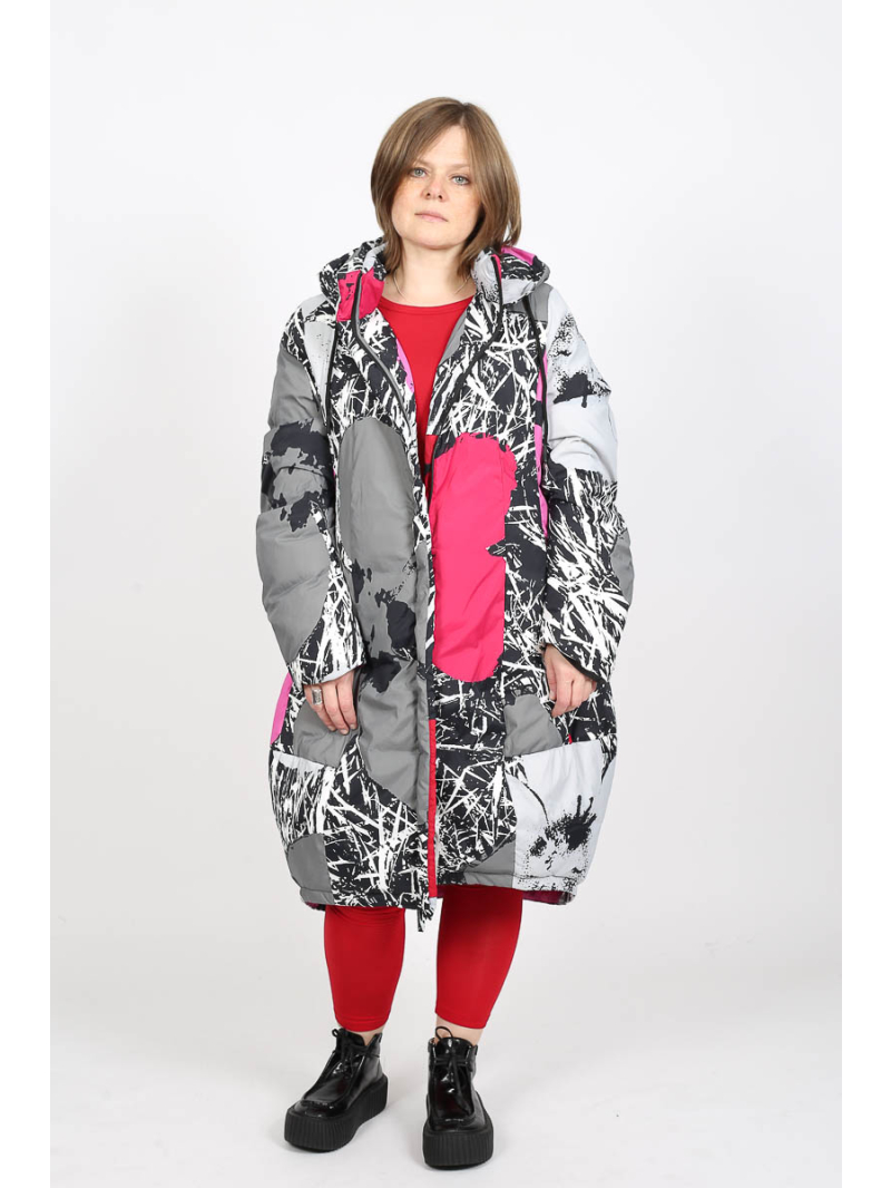 Rundholz Black Label - Ballonmantel mit Kapuze und Raffungen - 2253211203