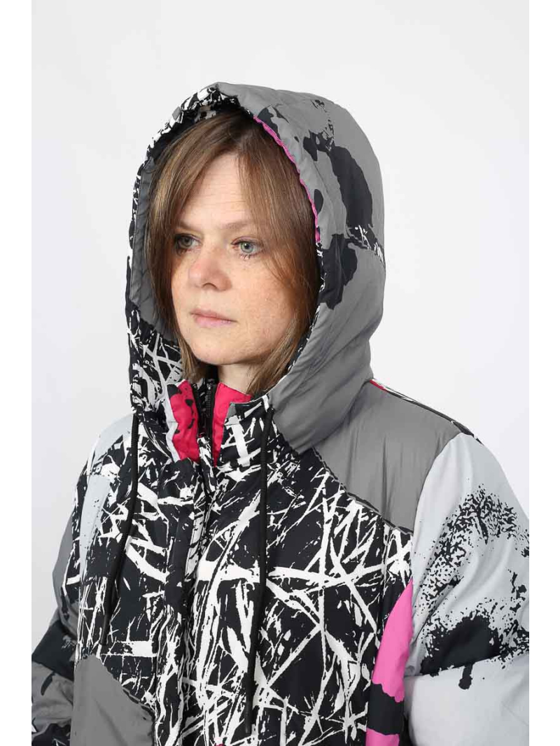 Rundholz Black Label - Ballonmantel mit Kapuze und Raffungen - 2253211203