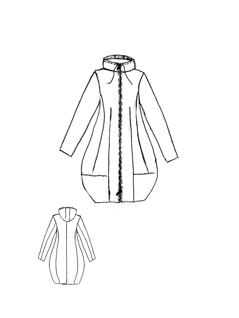 Rundholz Black Label - Ballon-Mantel mit Raffungen von Black Label - 2253211223