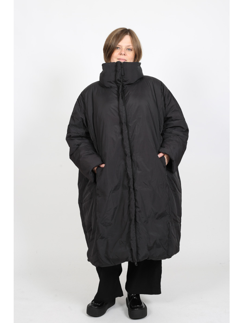 Rundholz Black Label - Oversize gefütterter Mantel mit Stehkragen - 2253211232