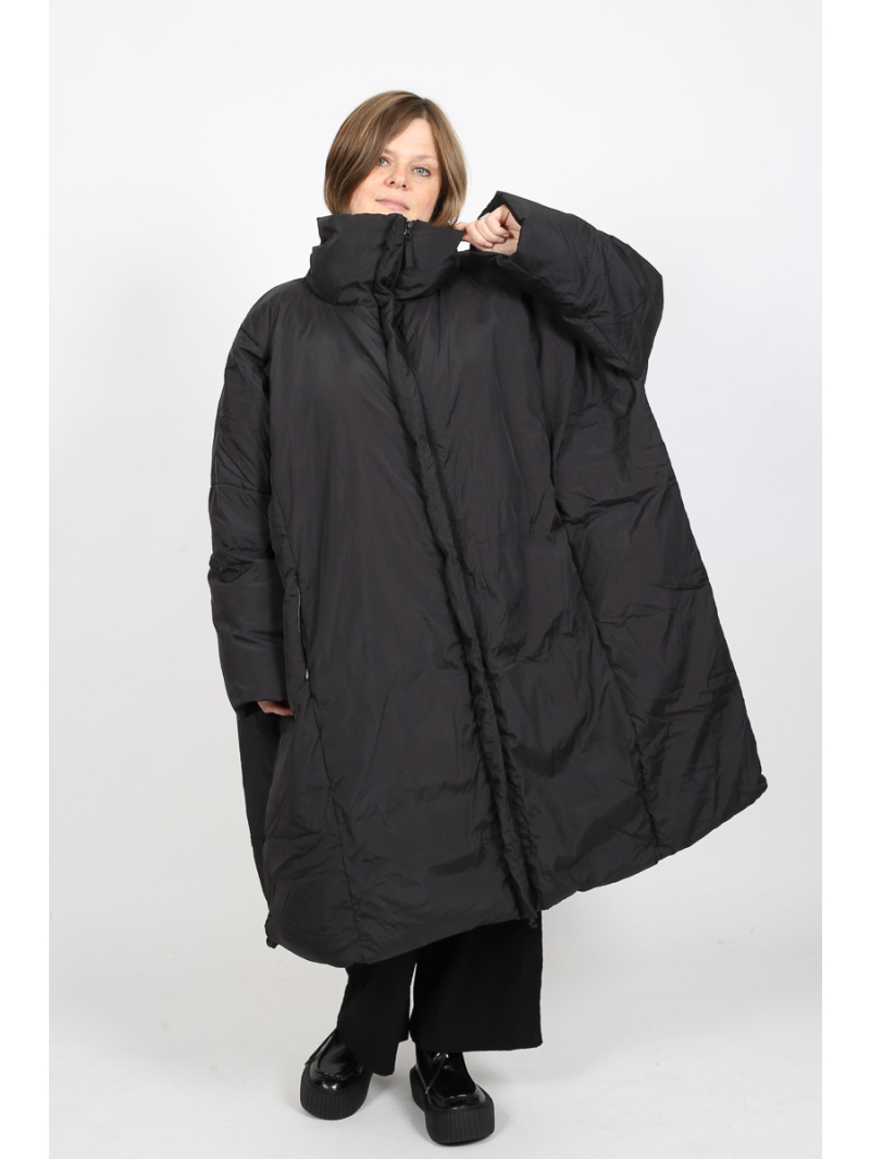 Rundholz Black Label - Oversize gefütterter Mantel mit Stehkragen - 2253211232
