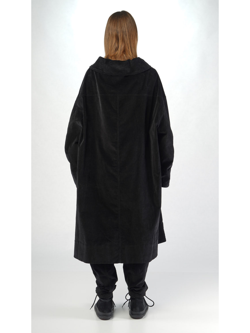 Rundholz Black Label - Oversize Baumwoll-Mantel mit Abgestepptem Design - 2253231203