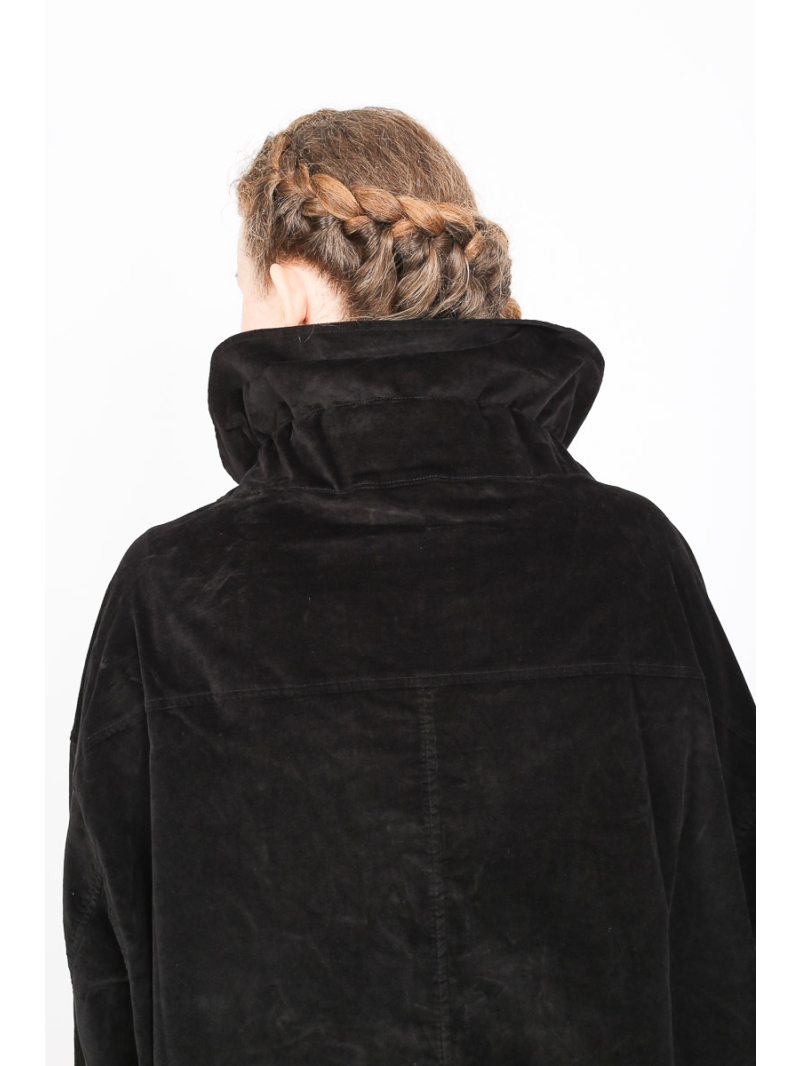 Rundholz Black Label - Oversize Baumwoll-Mantel mit Abgestepptem Design - 2253231203