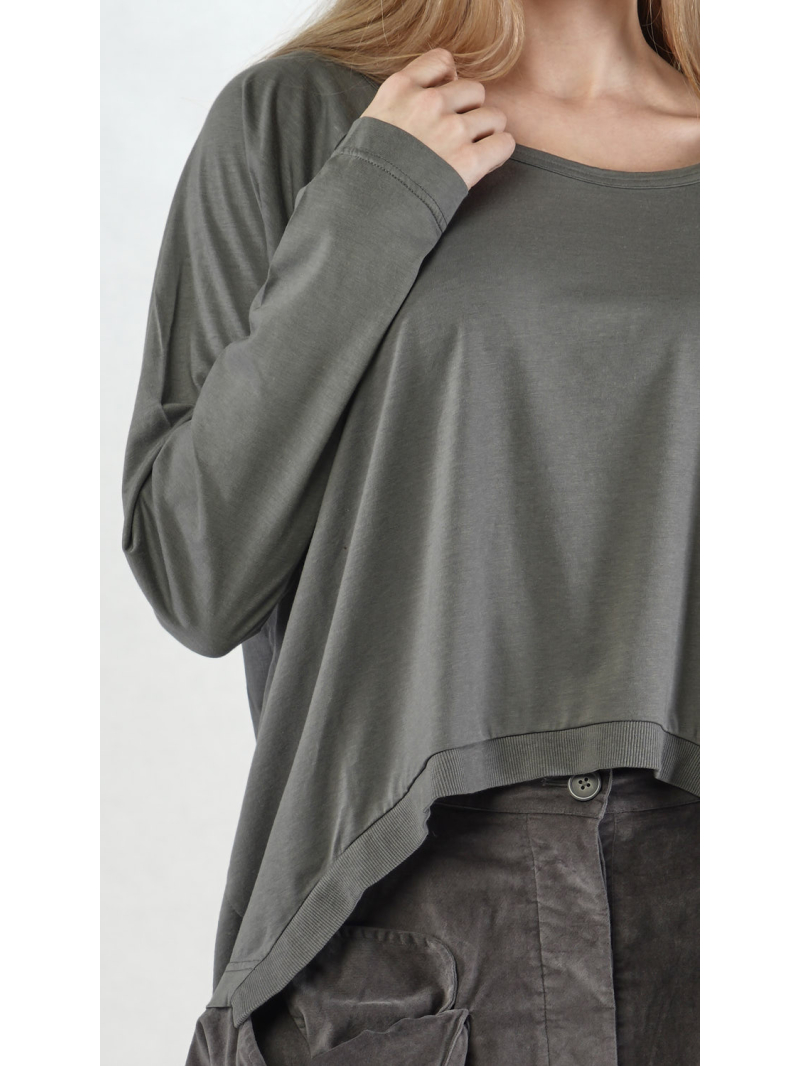 Rundholz Black Label - Oversize T-Shirt mit Asymmetrischem Design von Black Label - 2253260503