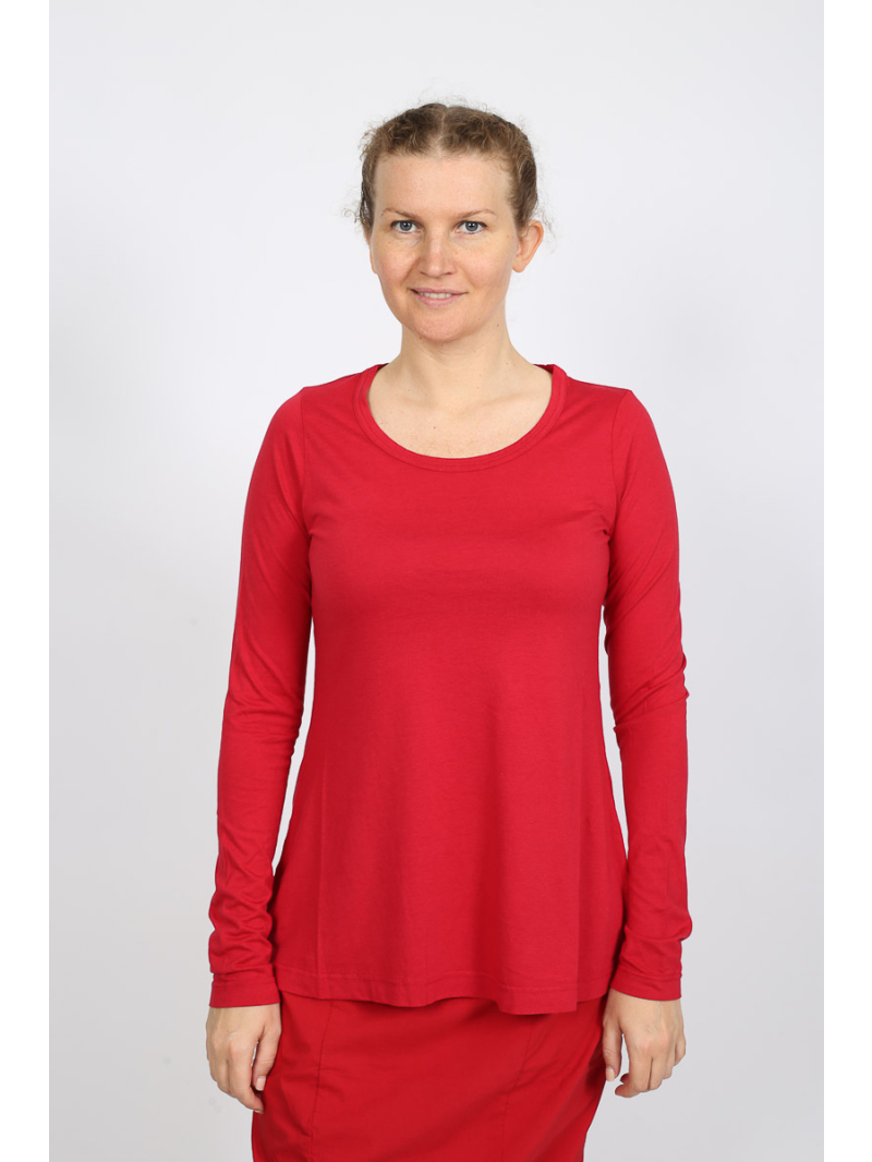 Rundholz Black Label - Elegantes Langarm-T-Shirt aus Lyocell und Baumwolle - 2253260506