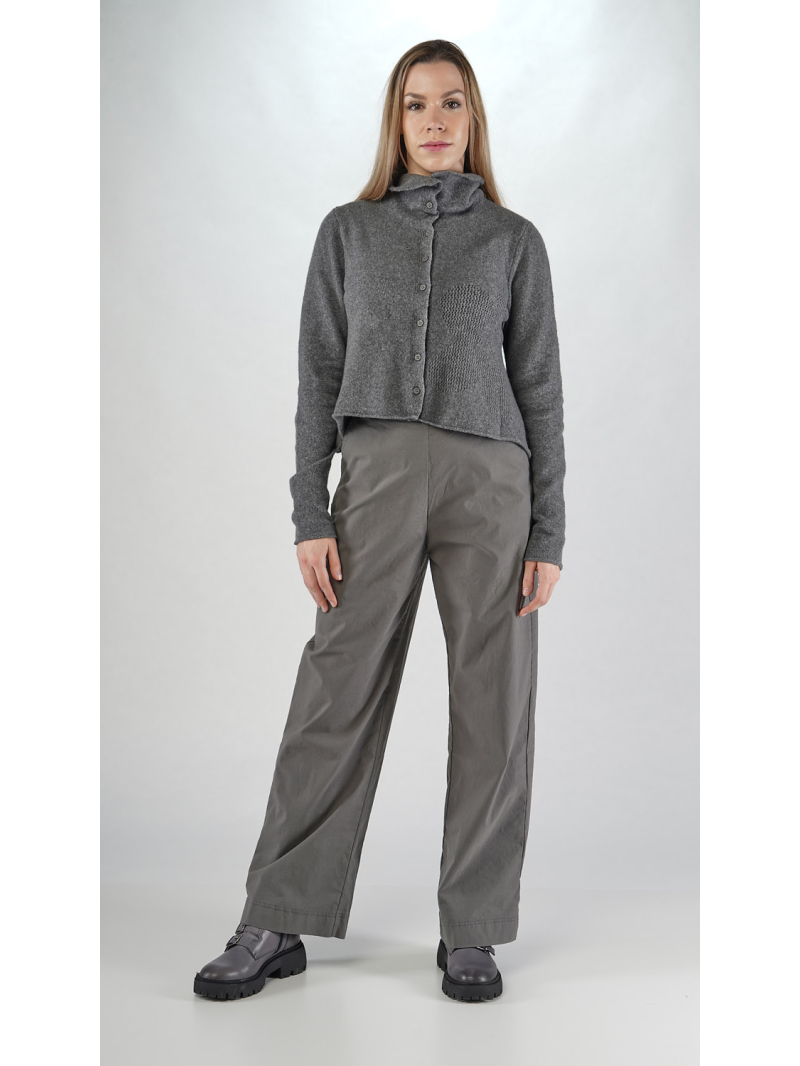 Rundholz Black Label - Strickjacke mit Jacquard-Muster und Rollkragen - 2253277103