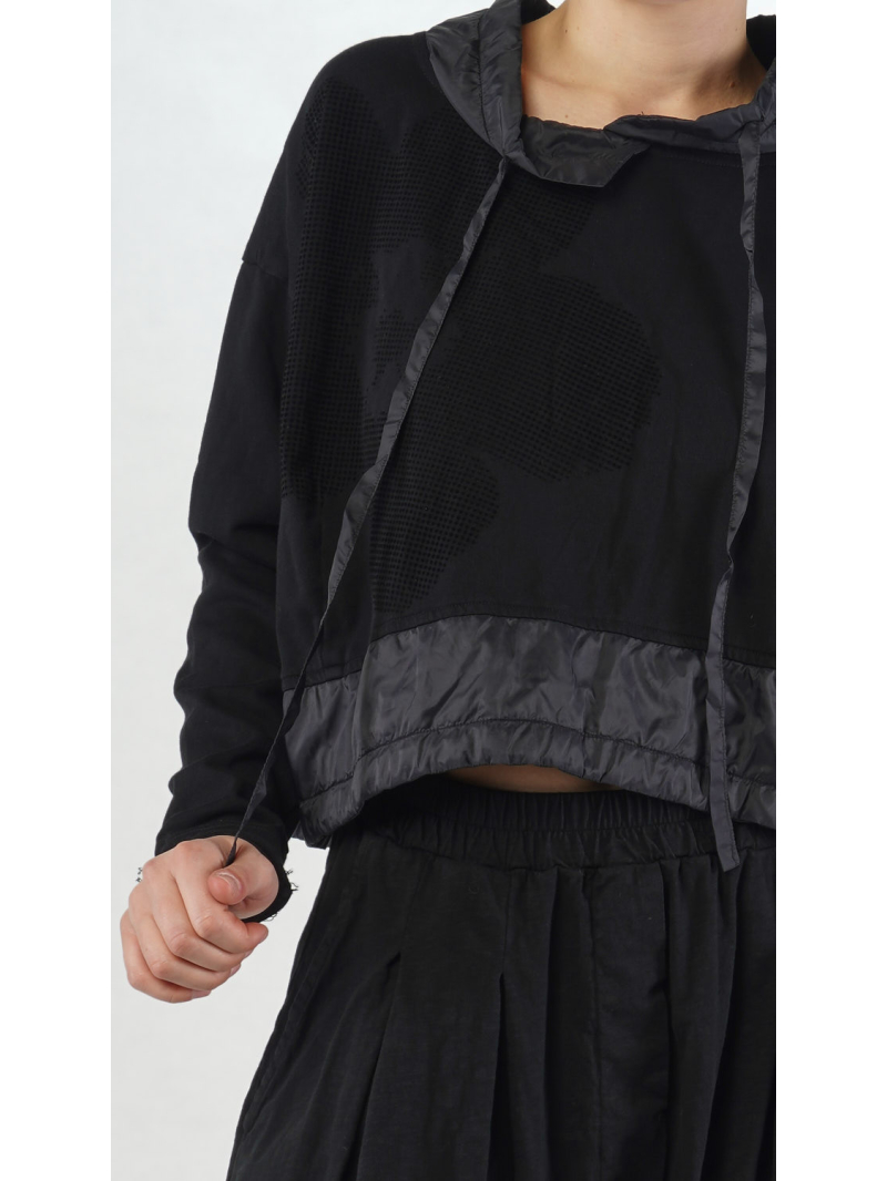 Rundholz Black Label - Kurzes French Terry Shirt mit 3d Druck - 2253290520