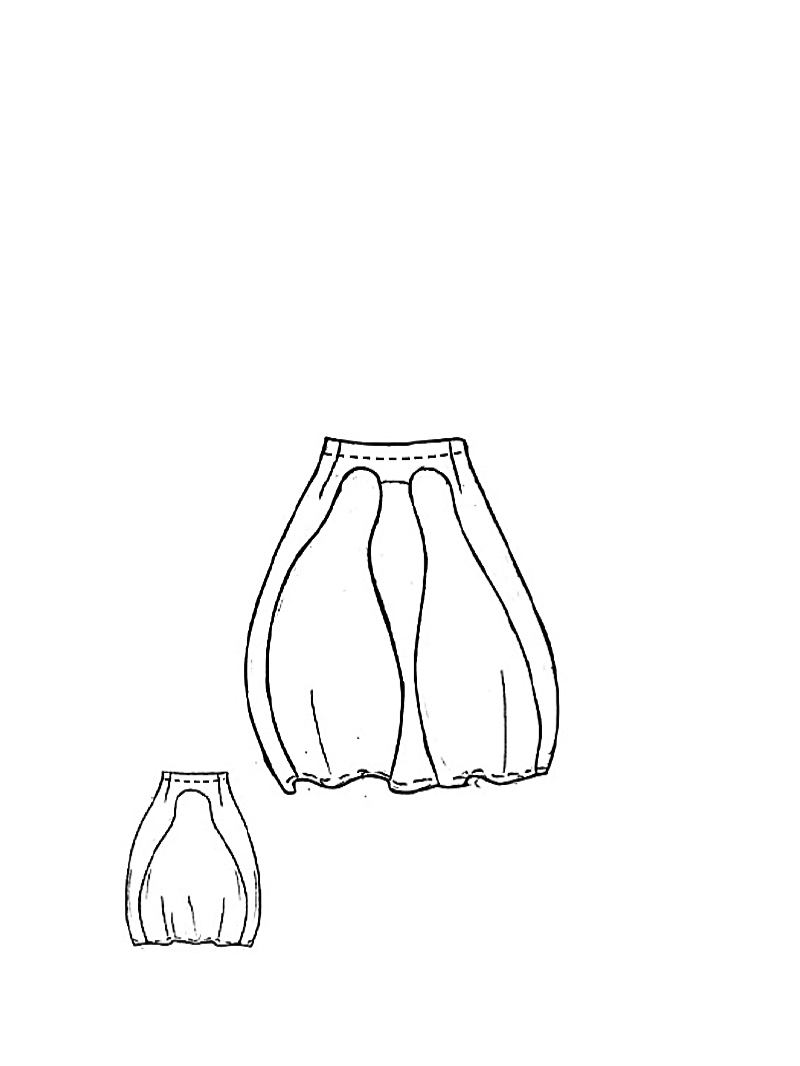 Rundholz Black Label - Юбка с памятью в форме воздушного шара - 2253300304