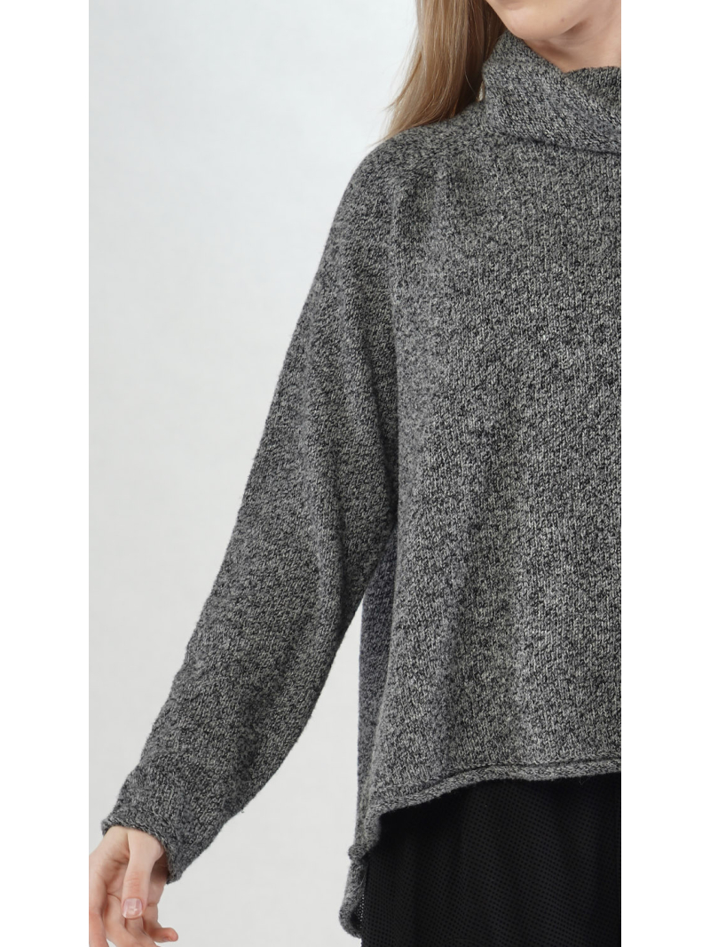 Rundholz Black Label - Gerader Weiter Boucle Woll Pullover - 2253310701