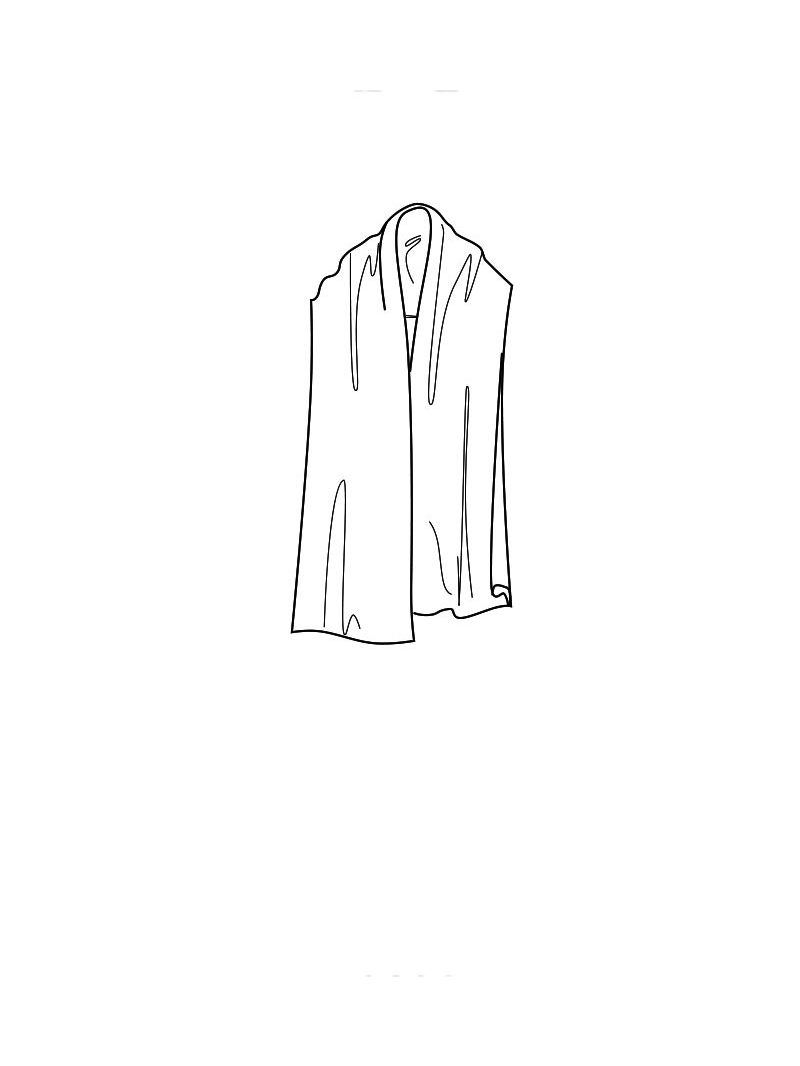 Rundholz Black Label - Шерстяной вязаный шарф - 2253327706