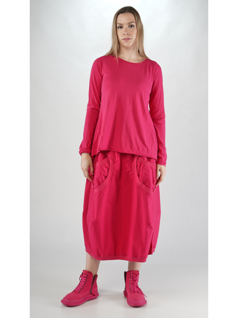 Rundholz Black Label - Jersey Shirt mit Dekorativen Teilungsnähten - 2253330502