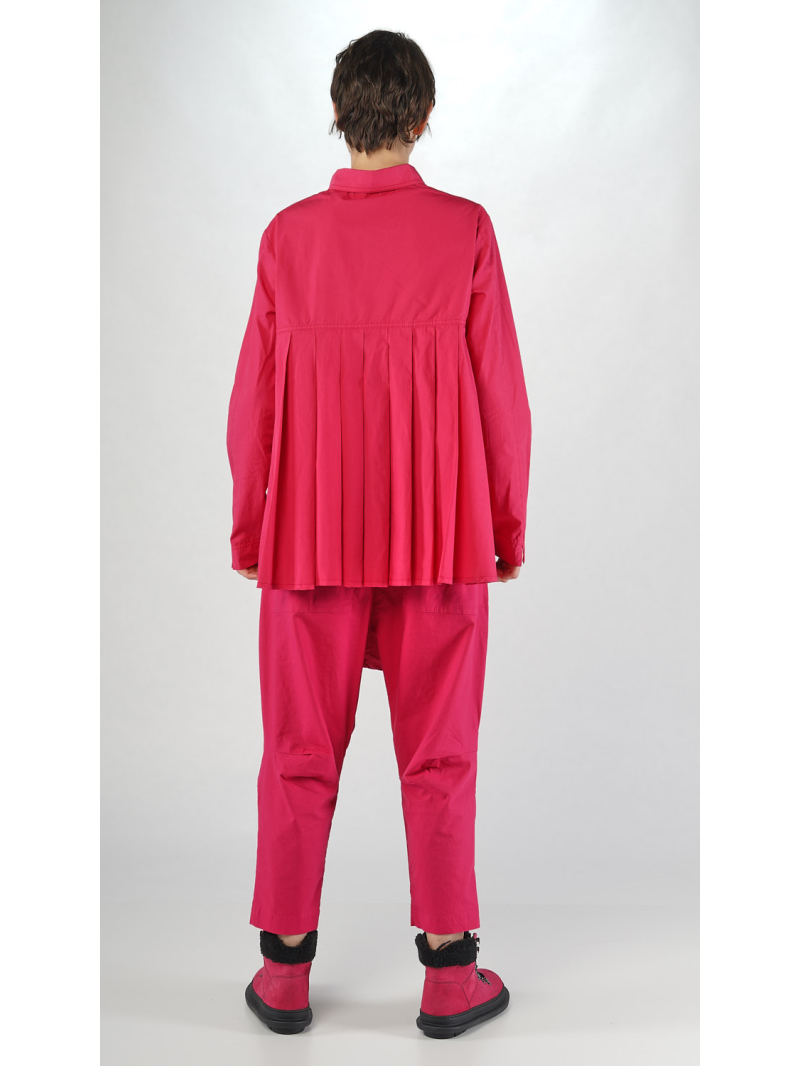 Rundholz Black Label - Popeline Bluse mit Faltenpartie - 2253350403