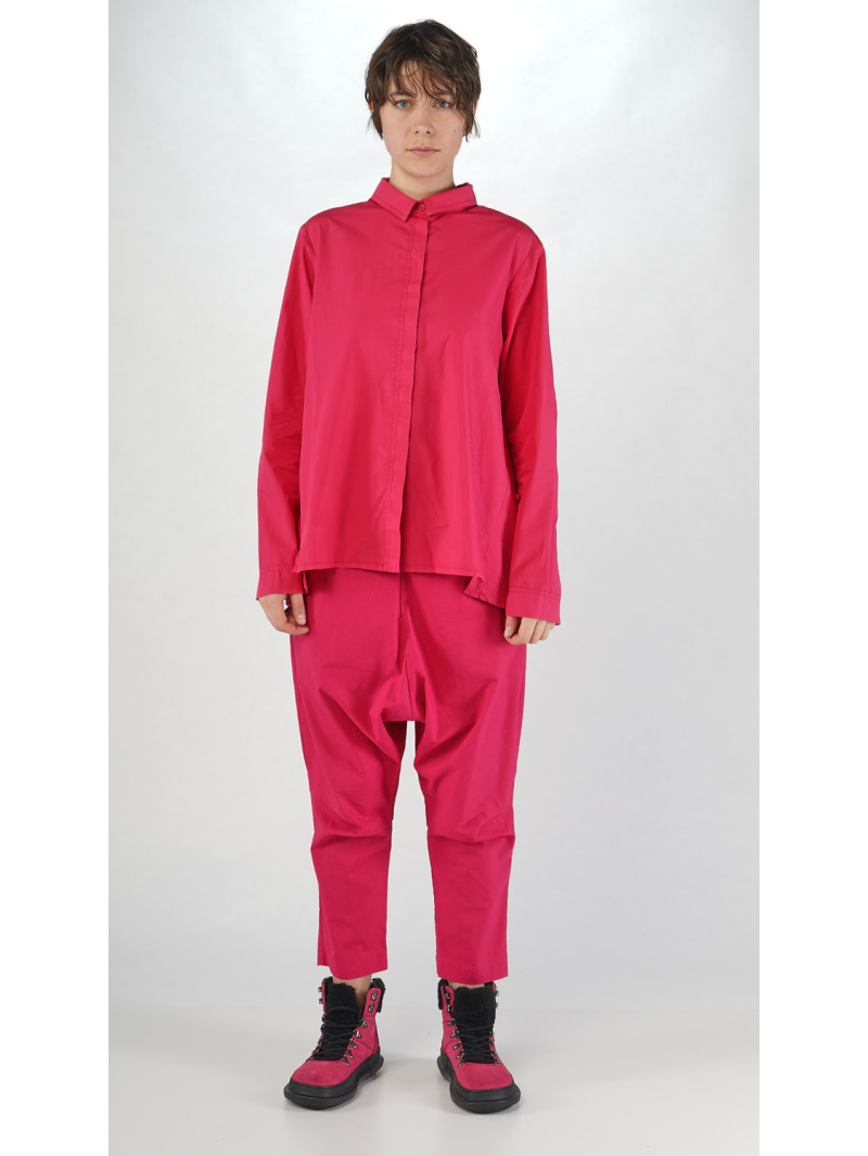 Rundholz Black Label - Popeline Bluse mit Faltenpartie - 2253350403