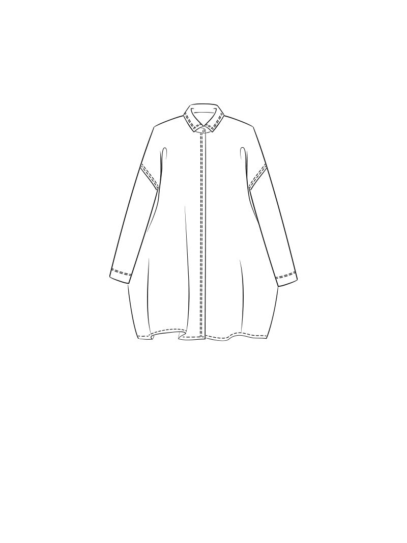 Rundholz Black Label - Прямое широкое платье из поплина - 2253350902