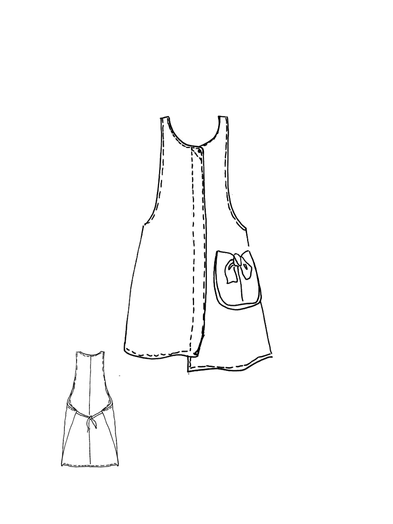 Rundholz Black Label - Asymmetrisches Popeline Kleid - 2253350904