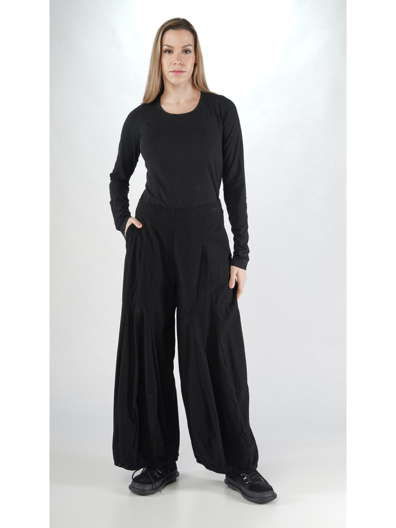 Rundholz Black Label - Ballonhose mit Flockdruck von black label - 2253390116