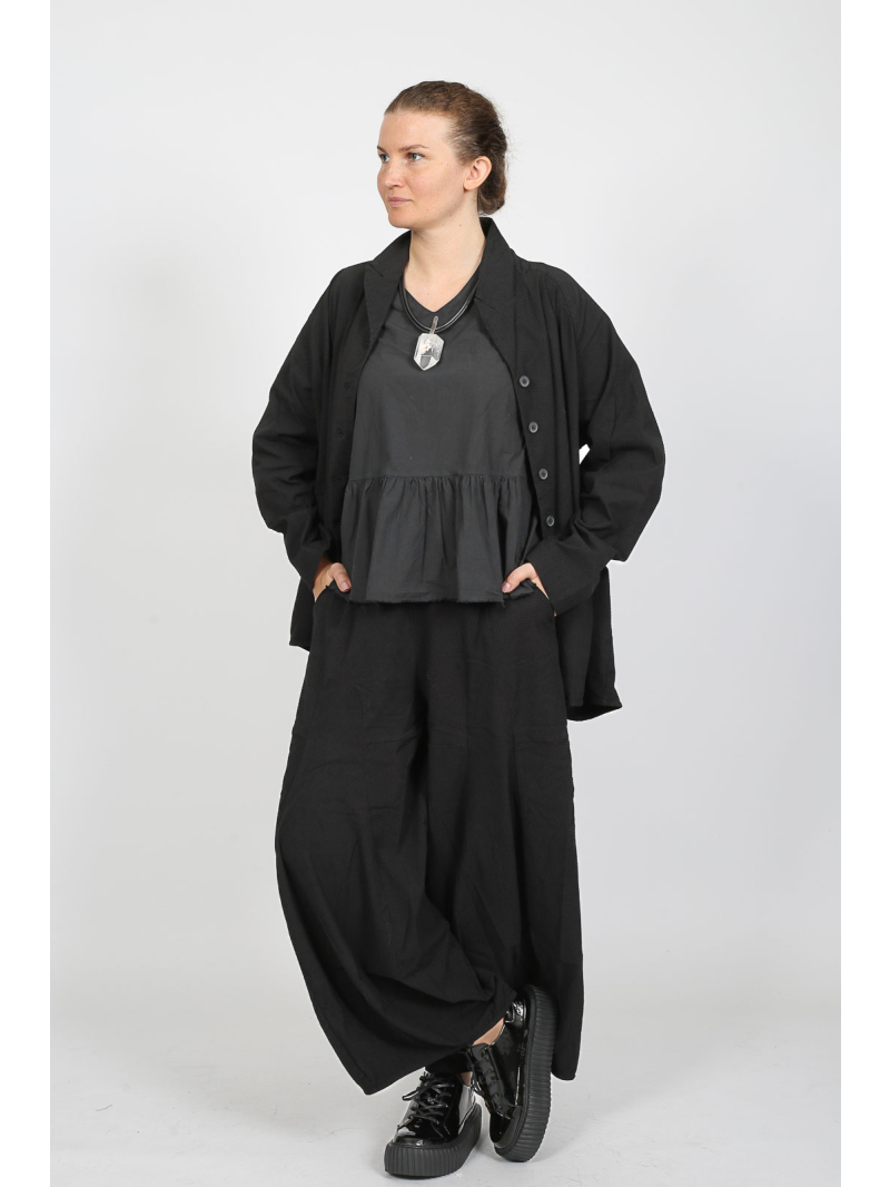 Rundholz Black Label - Ballonhose mit Flockdruck von black label - 2253390116