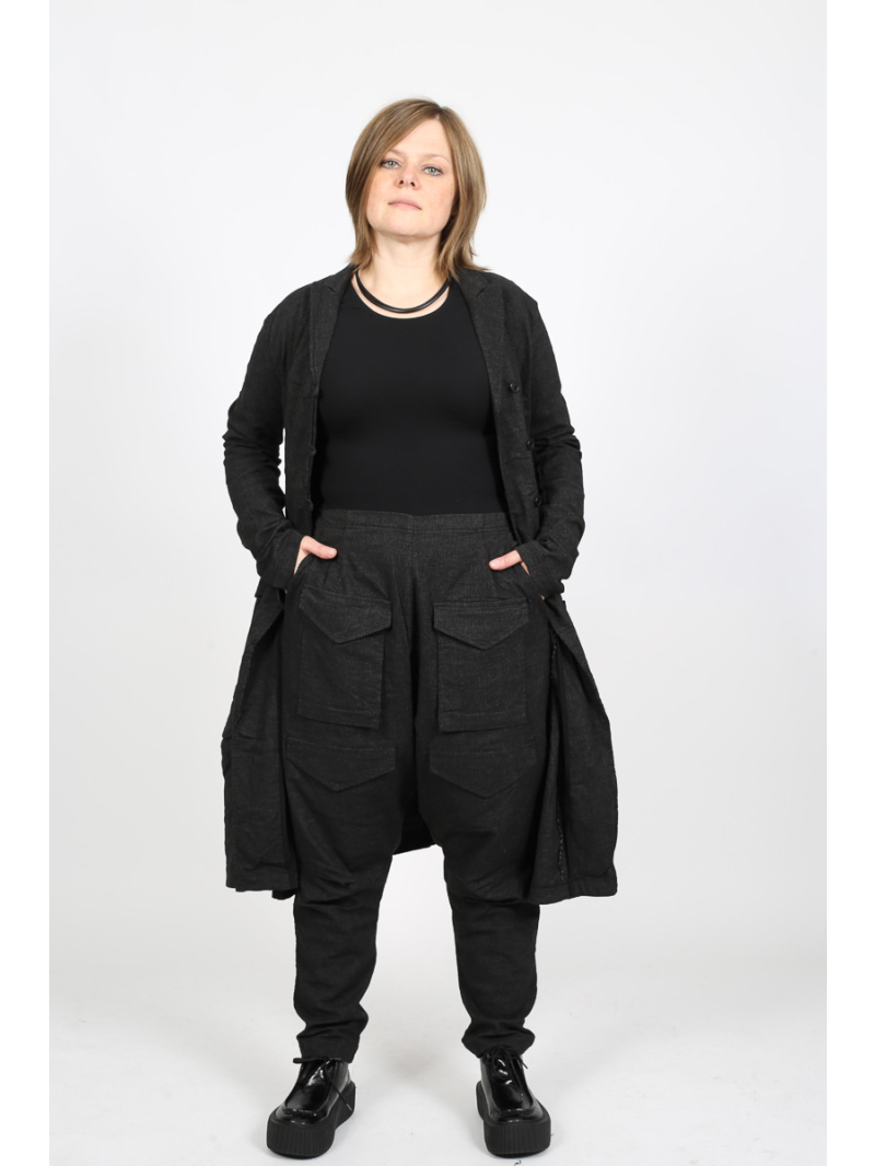 Rundholz Black Label - Tulpenform-Hose aus hochwertigem Material - 2253410106