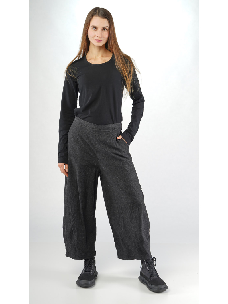 Rundholz Black Label - ausgestellte Hose aus hochwertigem Material - 2253410107