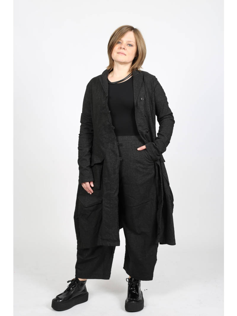 Rundholz Black Label - ausgestellte Hose aus hochwertigem Material - 2253410107