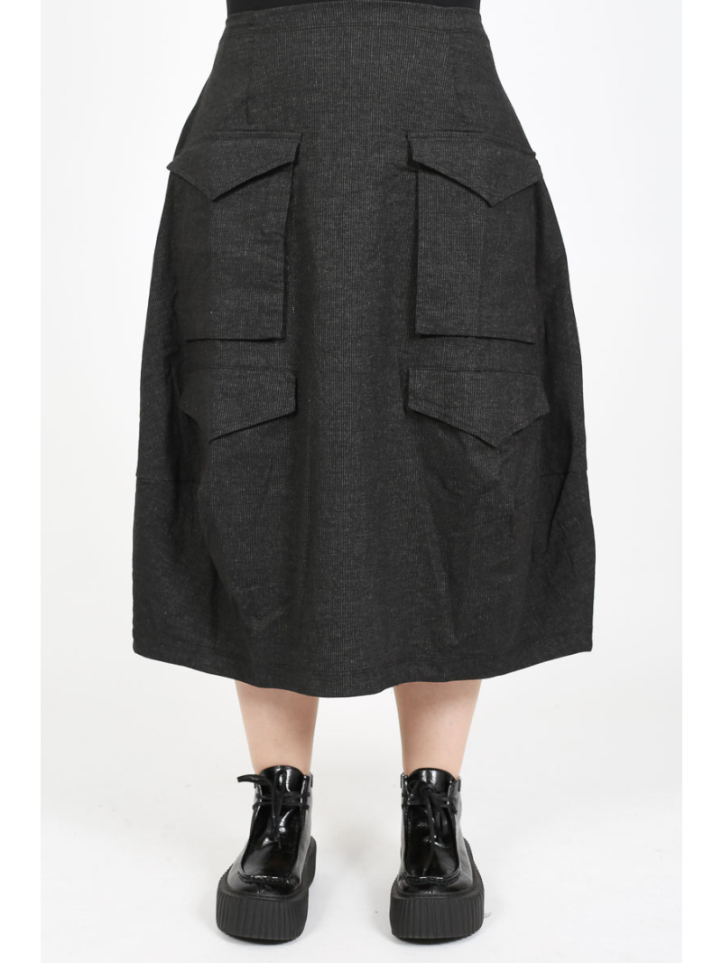 Rundholz Black Label - Ballonrock aus hochwertigem Baumwoll-Mix - 2253410305