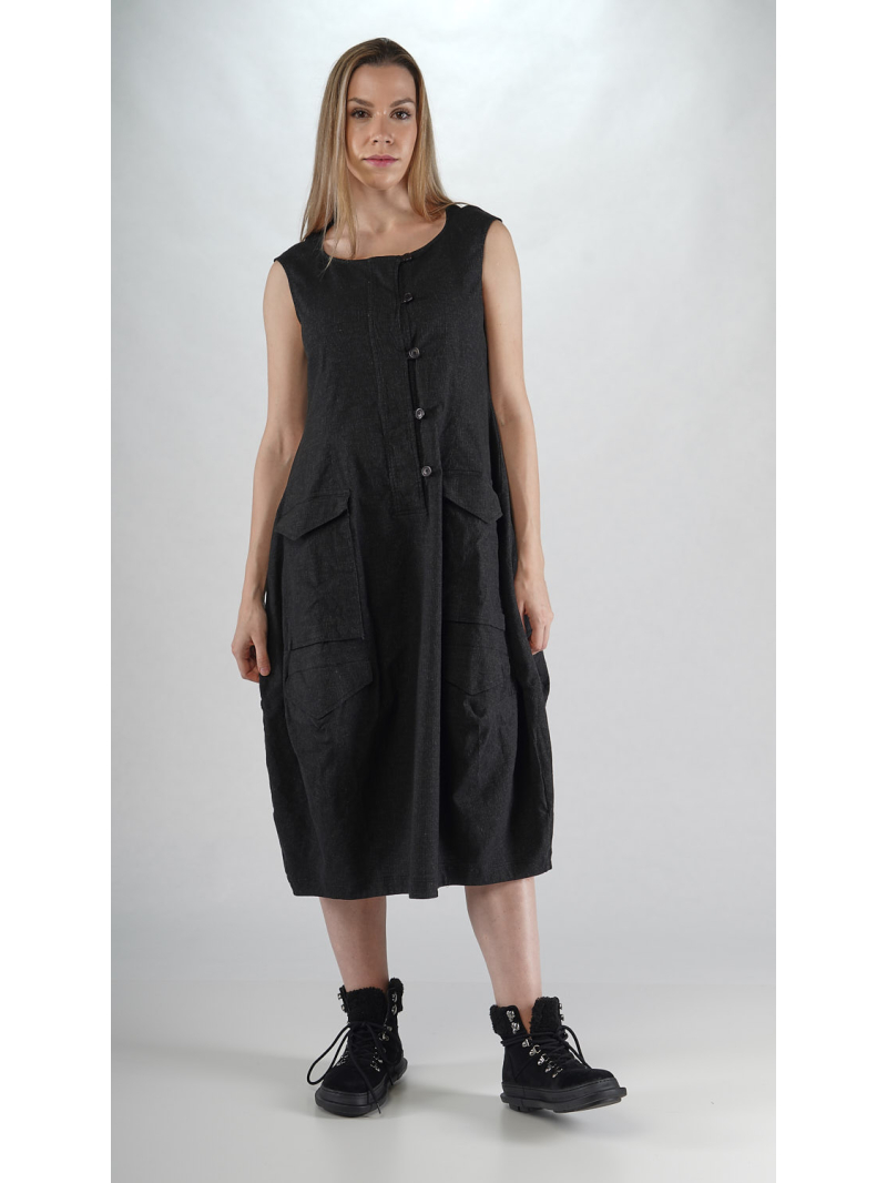 Rundholz Black Label - Elegantes Ballonkleid aus hochwertiger Baumwollmischung - 2253410903